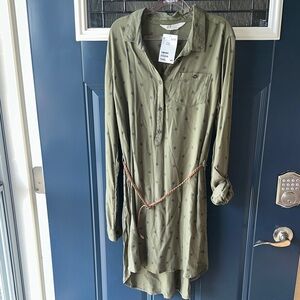 H&M Star-Print Long Sleeve Dress